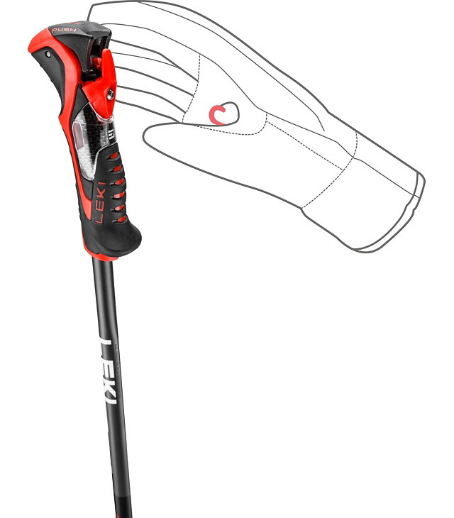 Hole sjezdové LEKI AIRFOIL 3D Man