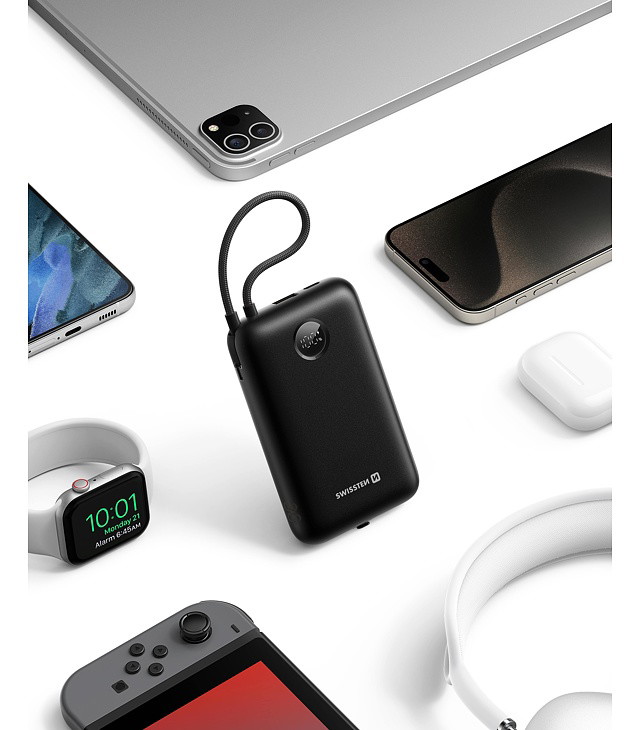Swissten POWER BANK VOLTBOX 35W 30000 MAH Uni powerbank