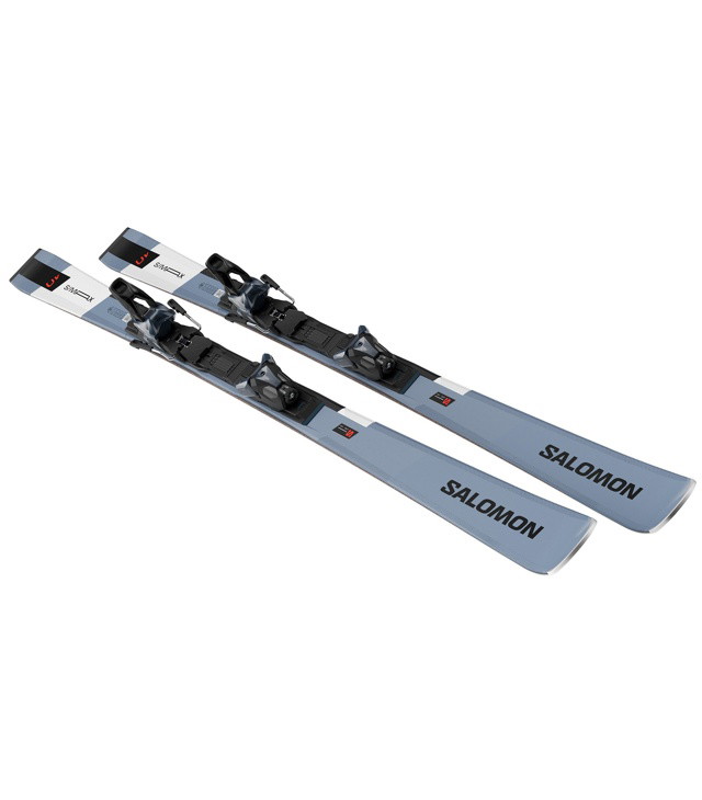 Lyže SALOMON E S/MAX 10 + MI12 GW F80 Uni, blue/black/white