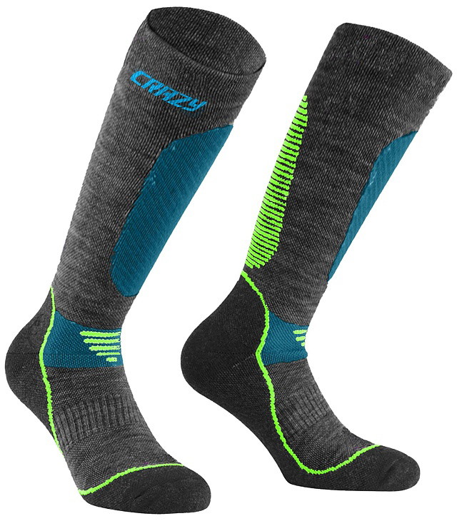 CRAZY CRAZY WOOL SOCKS Uni zokni