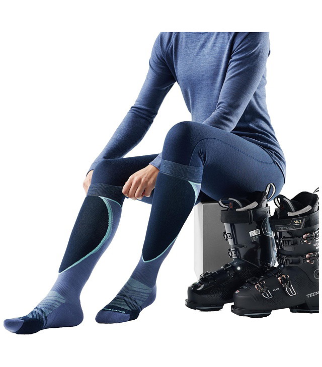 Dámske ponožky SMARTWOOL W SKI TARGETED CUSHION EXTRA STRET