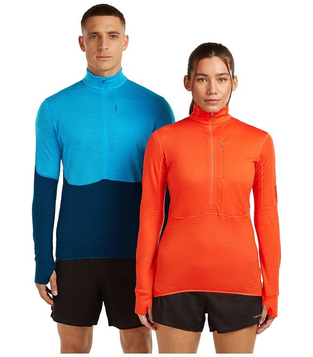 Dámská merino mikina ICEBREAKER W MER 200 REALFLEECE DESCENDER LS HALF Z