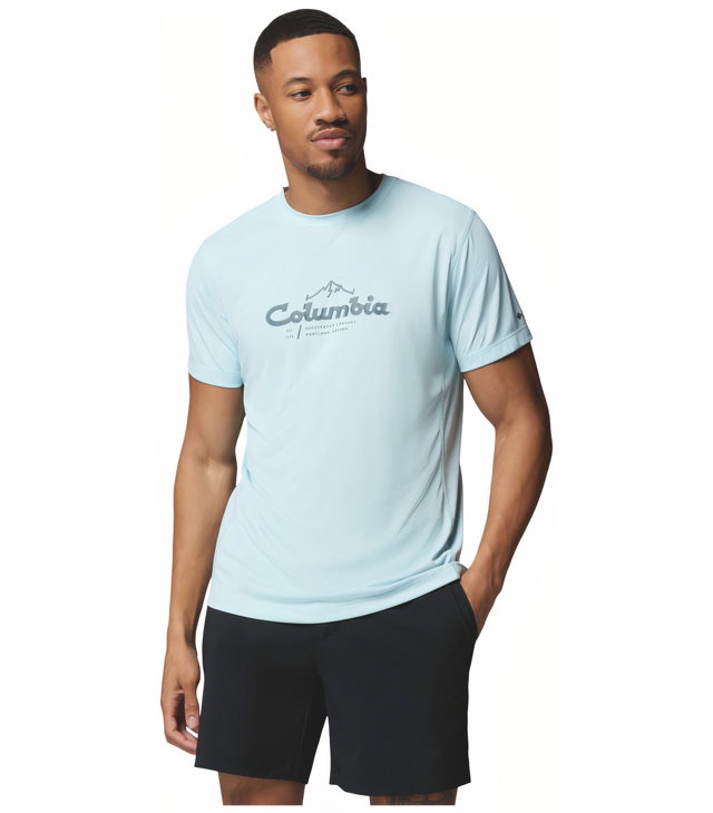 Pánské triko COLUMBIA ZERO RULES LIGHT SS GRAPHIC CREW