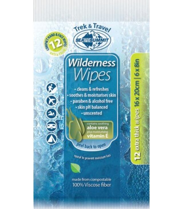 Mycie SEA TO SUMMIT WILDERNESS WIPES XL 8 SZT