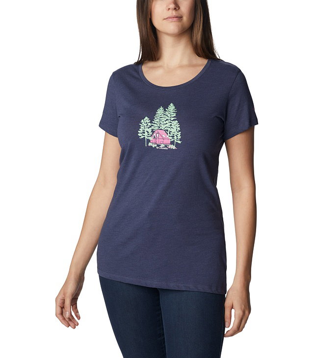 Tricou COLUMBIA DAISY DAYS SS GRAPHIC TEE Lady, nocturnal hthr