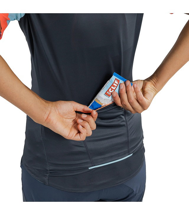 Triko DYNAFIT RIDE W SS FZ TEE Lady, blueberry marine blue/8050