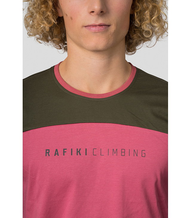 Tricou - mânecă lungă RAFIKI PITONE Man, earth red/rosin