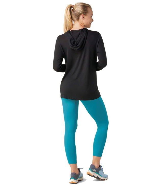 Mikina SMARTWOOL W ACTIVE ULTRALITE HOODIE Lady, black