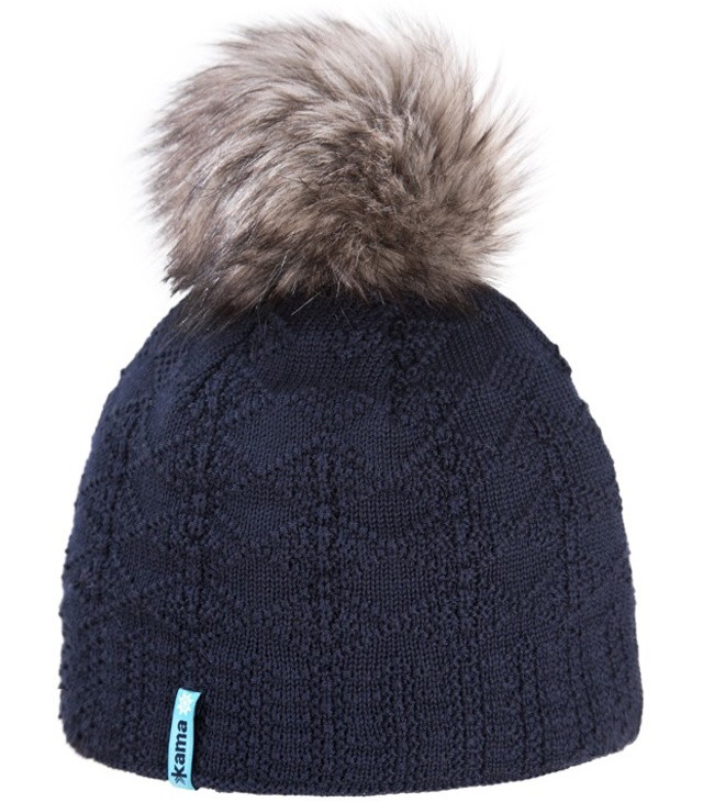 Čepice KAMA PLETENÁ MERINO ČEPICE A109 Lady