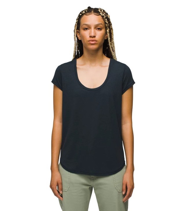 PRANA COZY UP SCOOP NECK póló női