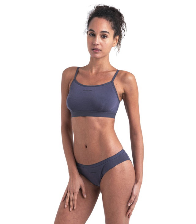 Biustonosz ICEBREAKER W MERINO CORE BRA Lady, graphite