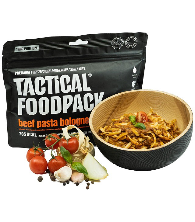 Výživa TACTICAL FOODPACK BIG BEEF PASTA BOLOGNESE Uni