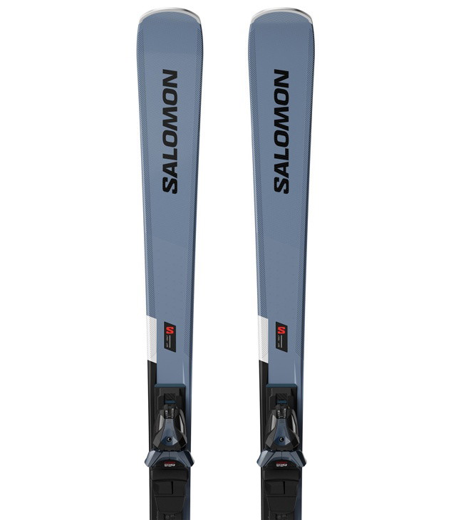 Lyže SALOMON E S/MAX 10 + MI12 GW F80 Uni, blue/black/white