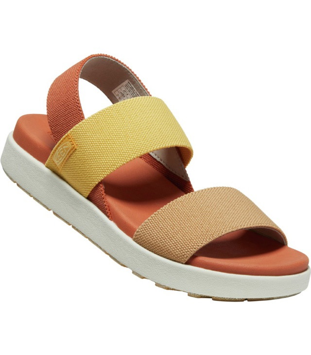 Dámské sandály KEEN ELLE BACKSTRAP W, fossil orange/silver birch