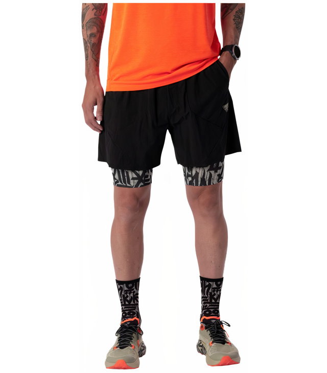 Pánské běžecké kraťasy DYNAFIT TRAIL 2IN1 SHORTS M