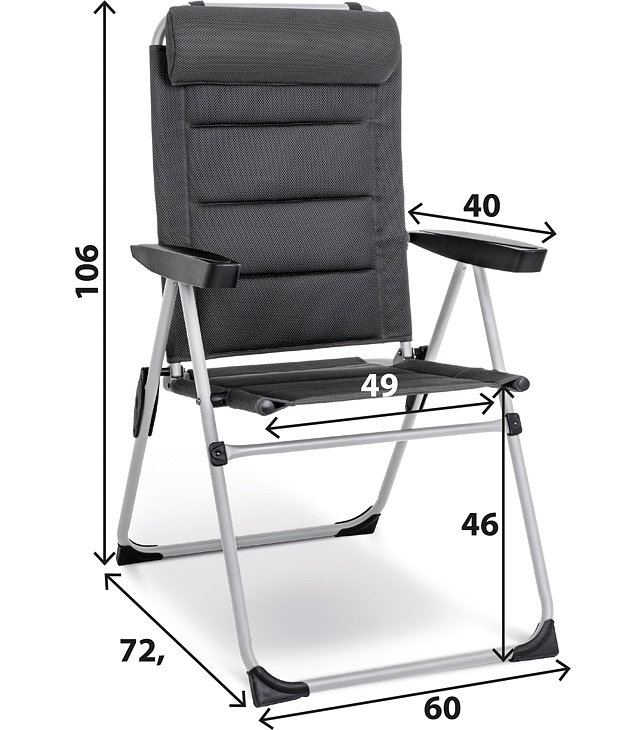 Židle campingová BRUNNER ARAVEL CAMPER Uni