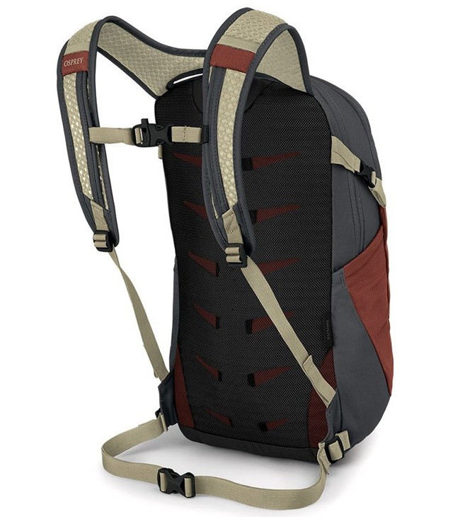 Batoh OSPREY DAYLITE Uni, acorn red/tunnel vision grey