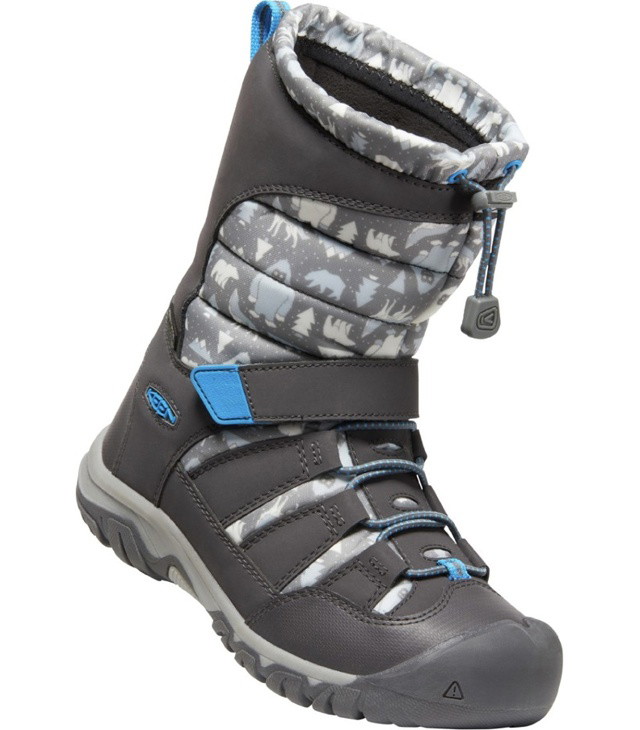 Dětské boty KEEN WINTERPORT NEO DT WP YOUTH, steel grey/brilliant blue