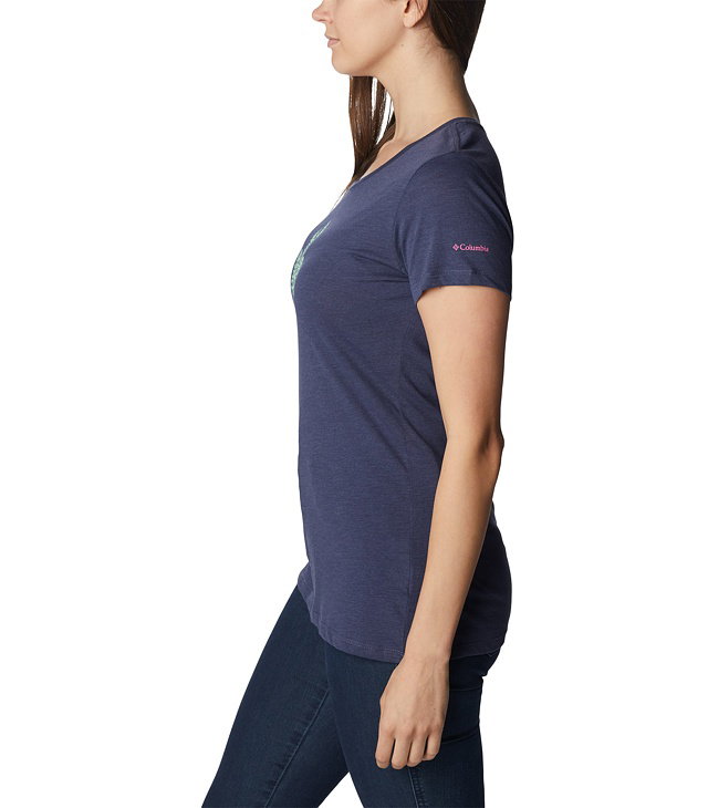 Tricou COLUMBIA DAISY DAYS SS GRAPHIC TEE Lady, nocturnal hthr