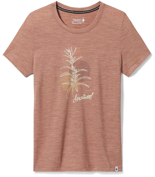 Tričko SMARTWOOL W SAGE PLANT GRAPHIC SS TEE SLIM FIT Lady