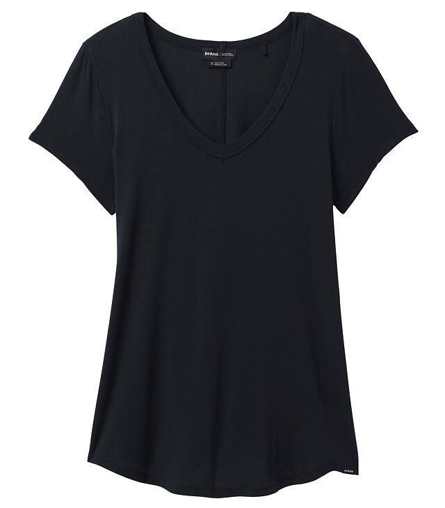 Tricou PRANA FOUNDATION 365 V-NECK TOP PLUS Lady