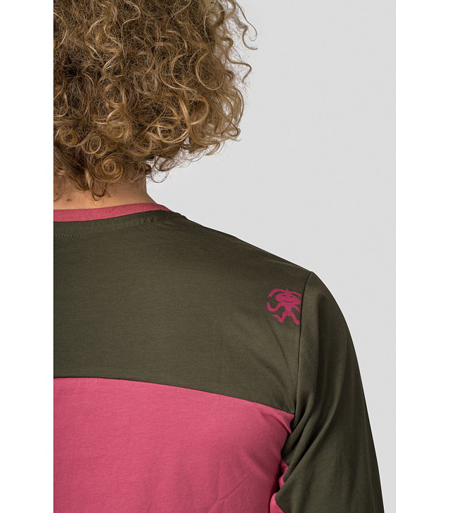 Tricou - mânecă lungă RAFIKI PITONE Man, earth red/rosin