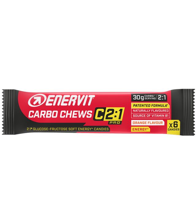 Výživa ENERVIT CARBO CHEWS C2:1 34G POMERANČ