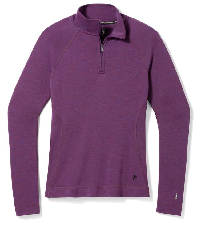 Spodní prádlo SMARTWOOL W CLASSIC THERMAL MERINO BL 1/4 ZIP B Lady