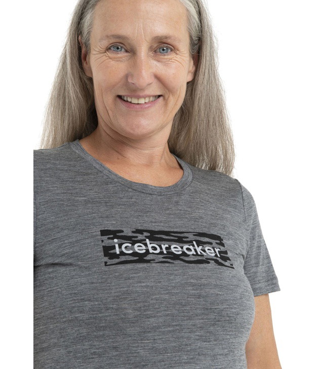 TricouI CEBREAKER W MER 150 TECH LITE II SS T ICEBLOGOCAMO Lady