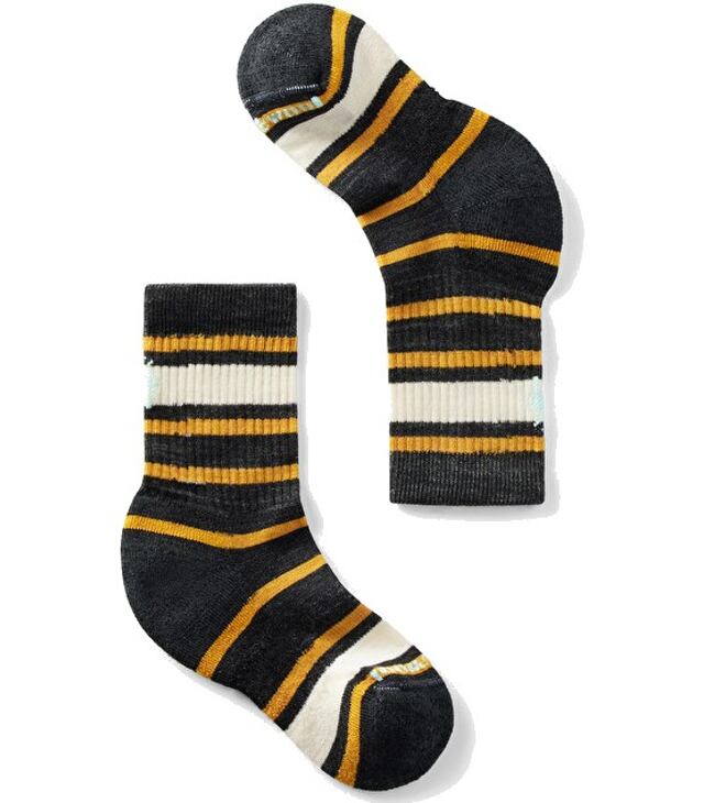 Șosete pentru copii SMARTWOOL K HIKE LIGHT CUSHION STRIPED CREWED