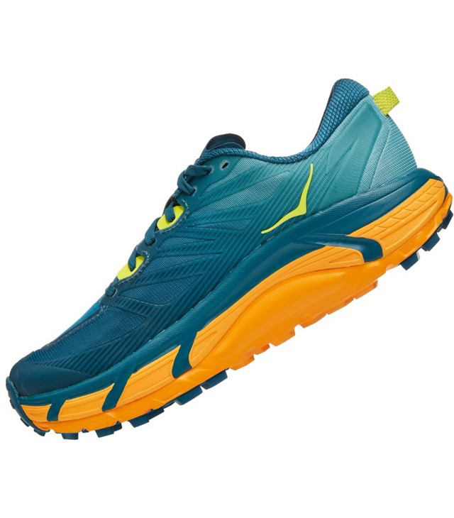 Pánské běžecké boty HOKA MAFATE SPEED 3, coastal shade/radiant yellow