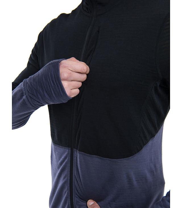 Mikina ICEBREAKER M MERINO 200 REALFLEECE DESCEND LS ZIP H Man