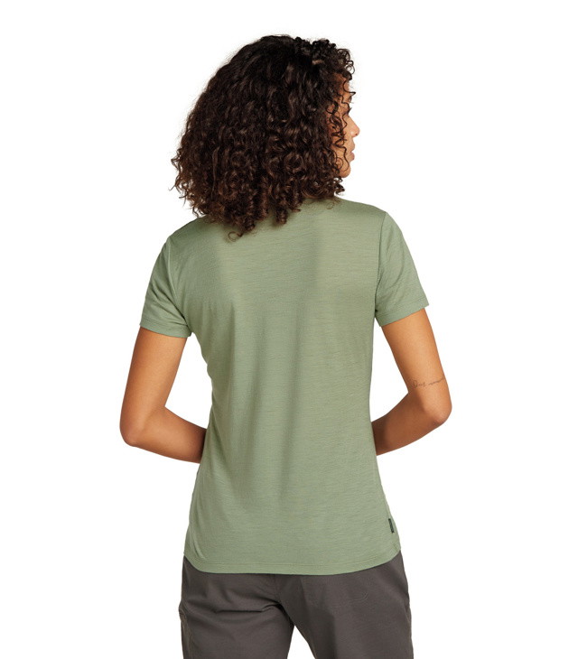 Tricou cu mânecă scurtă ICEBREAKER W MER 150 TECH LITE SS TEE VAN CAMP Lady