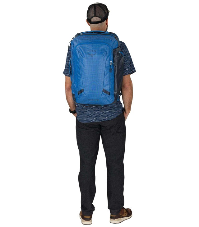 OSPREY TRANSPORTER CARRY ON BAG 44 Uni, blue flame/scoria blue