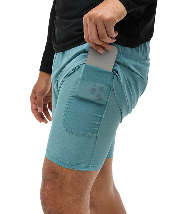 HOKA M GLIDE 7 SHORT 2IN1 férfi rövidnadrág