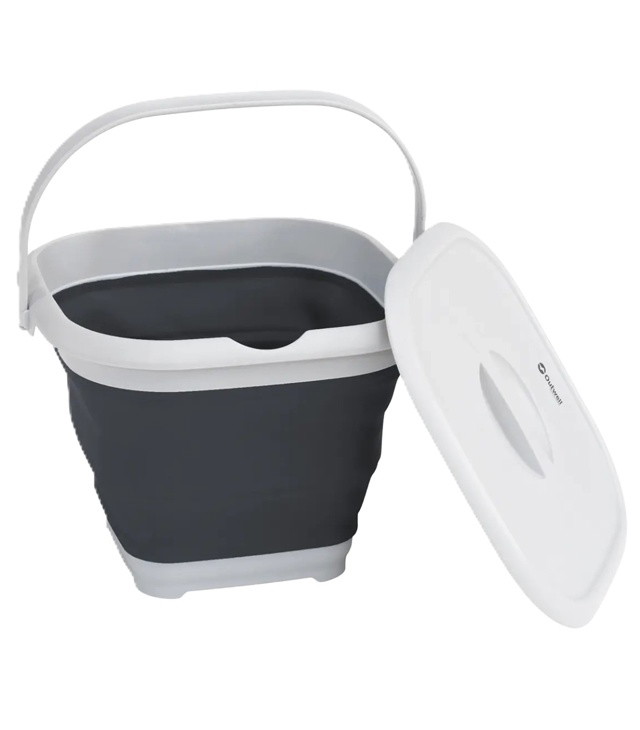 Összecsukható kosár OUTWELL COLLAPS BUCKET SQUARE W\/LID, navy night