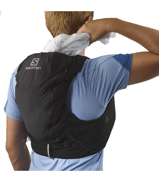 Unisex běžecká vesta SALOMON ADV SKIN 12 SET, tahitian tide/peacock blue