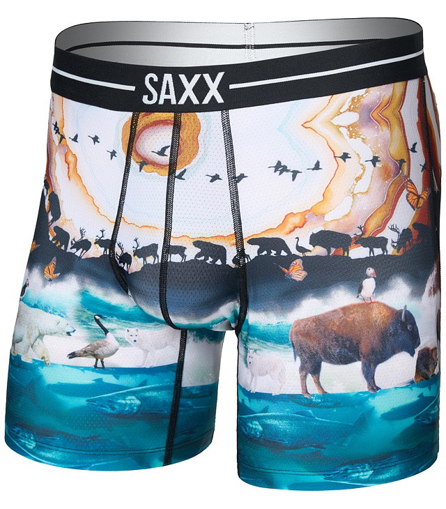 SAXX VOLT BREATHABLE MESH BOXER BRIEF férfi boxer