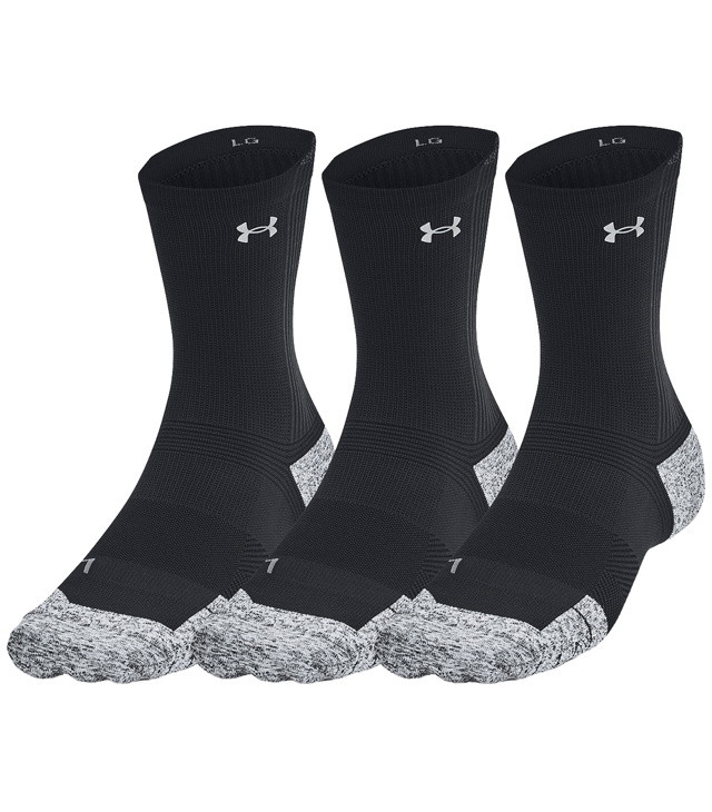 Ponožky UNDER ARMOUR UA VELOCITI RUN CUSH 3P CREW Uni