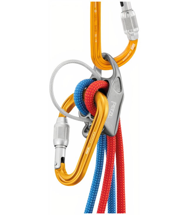 Karabina PETZL HMS ATACHE SCREW, YELLOW