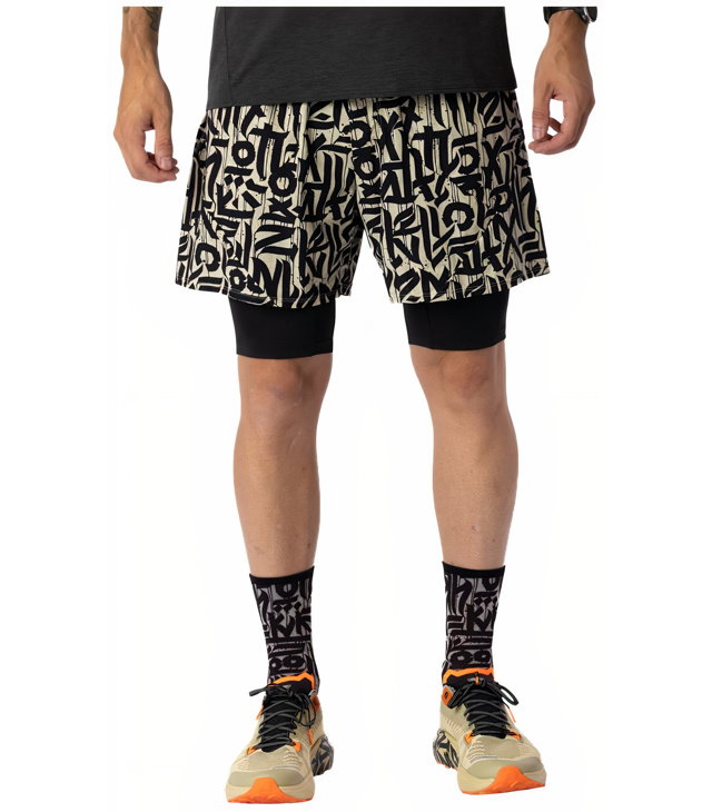 Pánské běžecké kraťasy DYNAFIT TRAIL 2IN1 SHORTS M