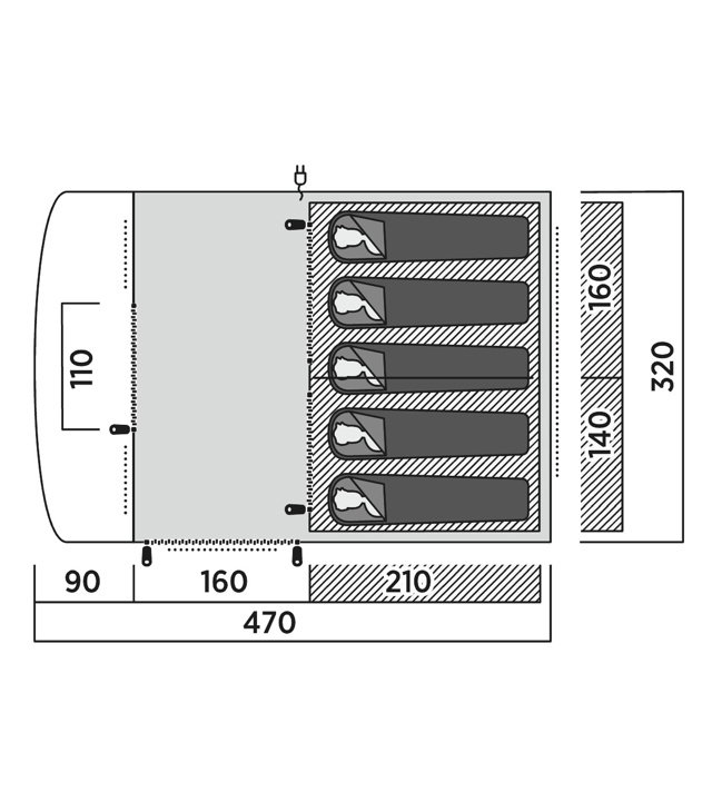 Stan EASY CAMP SKARVAN 5