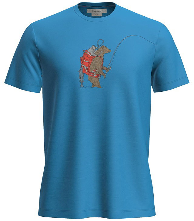 Pánské tričko ICEBREAKER M MER 150 TECH LITE SS TEE BEAR CATCH