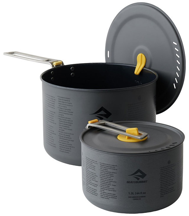 Sada nádobí SEA TO SUMMIT FRONTIER UL TWO POT SET 1,3L&3L POTS