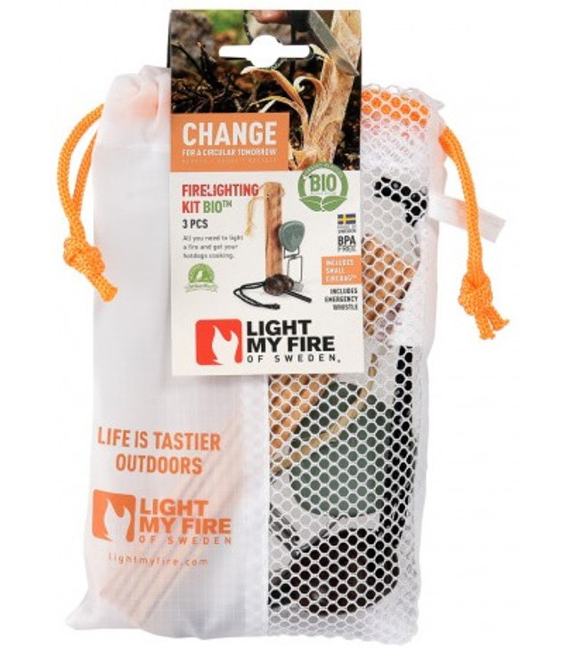 LIGHT MY FIRE FIRELIGHTING KIT BIO HAZYBLUE/RUSTYORANG készlet