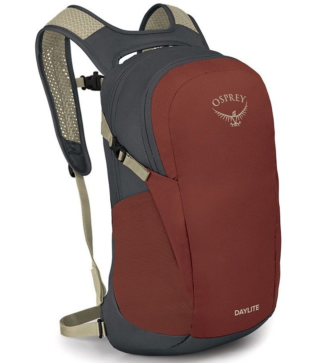 Batoh OSPREY DAYLITE Uni, acorn red/tunnel vision grey
