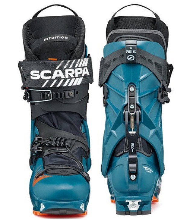 Muški čizme za truno skijanje SCARPA F1 GT PETROL/ORANGE
