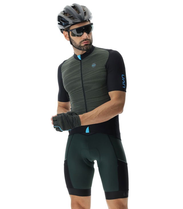 Dres UYN M ALLROAD OW SHIRT SH_SL Man, black pine