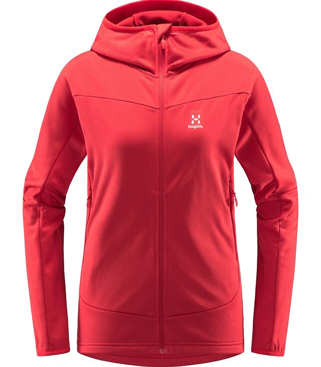 Bluza HAGLÖFS FROST MID HOOD W Lady, czerwona