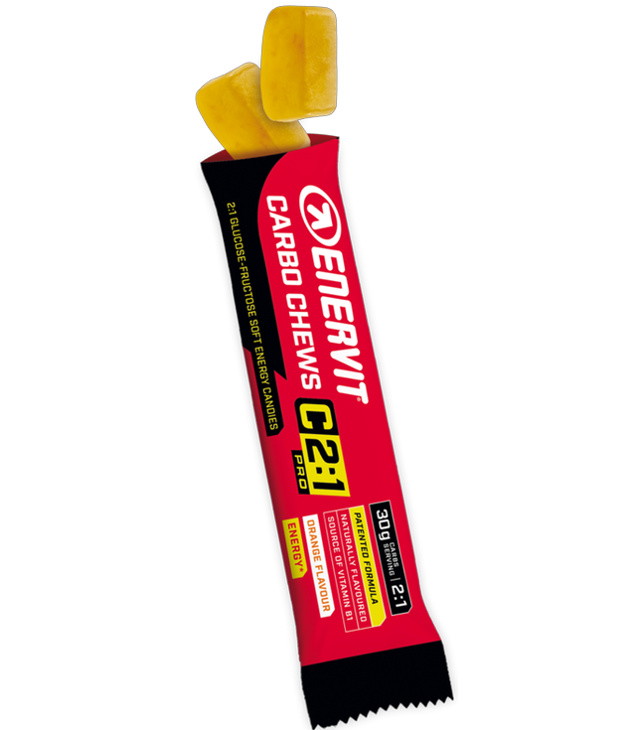Nutriție ENERVIT CARBO CHEWS C2:1 34G POMERANCHE